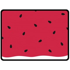 Minimalist Summer Watermelon Wallpaper Double Sided Fleece Blanket (large)  by Nexatart