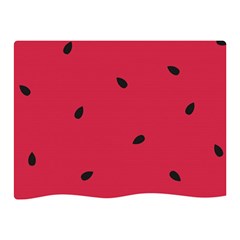 Minimalist Summer Watermelon Wallpaper Double Sided Flano Blanket (Mini) 