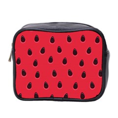 Seamless Watermelon Surface Texture Mini Toiletries Bag (two Sides) by Nexatart