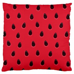 Seamless Watermelon Surface Texture Large Cushion Case (one Side) by Nexatart