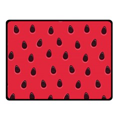 Seamless Watermelon Surface Texture Double Sided Fleece Blanket (small)  by Nexatart