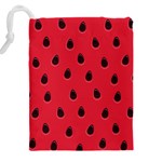 Seamless Watermelon Surface Texture Drawstring Pouch (4XL) Back