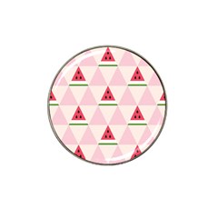 Seamless Pattern Watermelon Slices Geometric Style Hat Clip Ball Marker by Nexatart