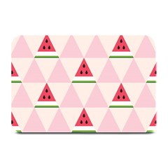 Seamless Pattern Watermelon Slices Geometric Style Plate Mats by Nexatart