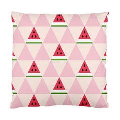 Seamless Pattern Watermelon Slices Geometric Style Standard Cushion Case (one Side) by Nexatart