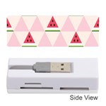 Seamless Pattern Watermelon Slices Geometric Style Memory Card Reader (Stick) Front