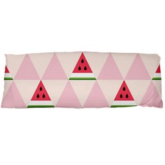 Seamless Pattern Watermelon Slices Geometric Style Body Pillow Case (dakimakura) by Nexatart