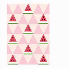 Seamless Pattern Watermelon Slices Geometric Style Large Garden Flag (two Sides) by Nexatart