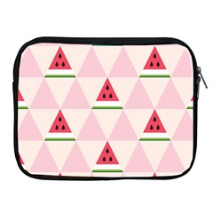 Seamless Pattern Watermelon Slices Geometric Style Apple Ipad 2/3/4 Zipper Cases by Nexatart