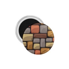 Colorful Brick Wall Texture 1 75  Magnets by Nexatart