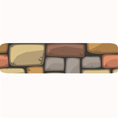 Colorful Brick Wall Texture Large Bar Mats by Nexatart