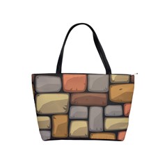 Colorful Brick Wall Texture Classic Shoulder Handbag by Nexatart