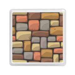 Colorful Brick Wall Texture Memory Card Reader (square) by Nexatart