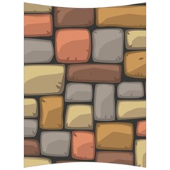 Colorful Brick Wall Texture Back Support Cushion by Nexatart