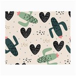 Cute Cactus Plants Seamless Pattern With Children Drawing Baby Kids Apparel Fashion Small Glasses Cloth (2 Sides) Front