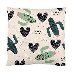 Cute Cactus Plants Seamless Pattern With Children Drawing Baby Kids Apparel Fashion Standard Cushion Case (one Side) by Nexatart