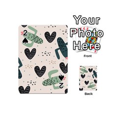 Cute Cactus Plants Seamless Pattern With Children Drawing Baby Kids Apparel Fashion Playing Cards 54 Designs (mini) by Nexatart