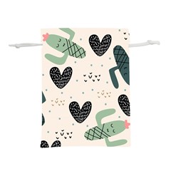 Cute Cactus Plants Seamless Pattern With Children Drawing Baby Kids Apparel Fashion Lightweight Drawstring Pouch (m) by Nexatart