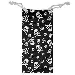 Skull Crossbones Seamless Pattern Holiday Halloween Wallpaper Wrapping Packing Backdrop Jewelry Bag by Nexatart