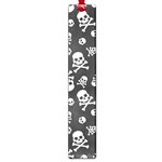 Skull Crossbones Seamless Pattern Holiday Halloween Wallpaper Wrapping Packing Backdrop Large Book Marks Front