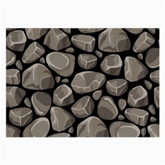 Rock Stone Seamless Pattern Large Glasses Cloth by Nexatart