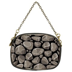 Rock Stone Seamless Pattern Chain Purse (two Sides) by Nexatart