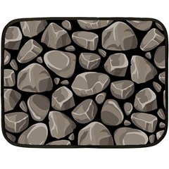 Rock Stone Seamless Pattern Fleece Blanket (mini) by Nexatart