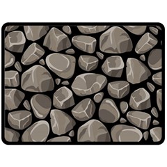 Rock Stone Seamless Pattern Double Sided Fleece Blanket (large)  by Nexatart