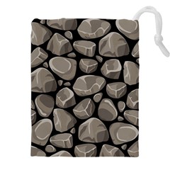 Rock Stone Seamless Pattern Drawstring Pouch (4xl)