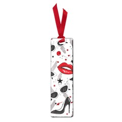 Red Lips Black Heels Pattern Small Book Marks by Nexatart