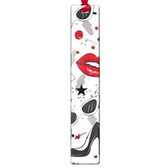 Red Lips Black Heels Pattern Large Book Marks by Nexatart