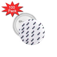 Japan Cherry Blossoms On White 1 75  Buttons (100 Pack)  by pepitasart