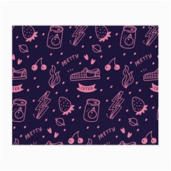 Various Cute Girly Stuff Seamless Pattern Small Glasses Cloth by Nexatart