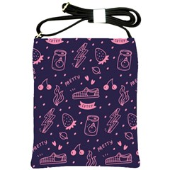 Various Cute Girly Stuff Seamless Pattern Shoulder Sling Bag by Nexatart