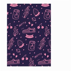 Various Cute Girly Stuff Seamless Pattern Large Garden Flag (two Sides)