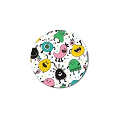 Funny Monster Pattern Golf Ball Marker (10 Pack) by Nexatart