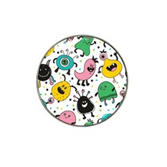 Funny Monster Pattern Hat Clip Ball Marker (4 Pack) by Nexatart