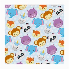 Animal Faces Collection Medium Glasses Cloth by Nexatart