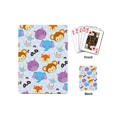 Animal Faces Collection Playing Cards Single Design (mini) by Nexatart