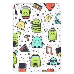 Seamless Pattern With Funny Monsters Cartoon Hand Drawn Characters Colorful Unusual Creatures Removable Flap Cover (l) by Nexatart