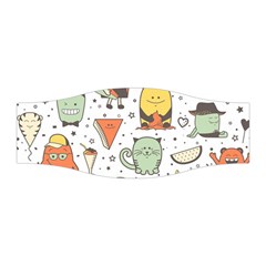 Funny Seamless Pattern With Cartoon Monsters Personage Colorful Hand Drawn Characters Unusual Creatu Stretchable Headband by Nexatart