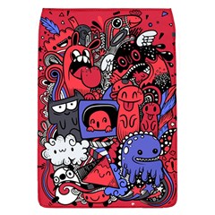 Abstract Grunge Urban Pattern With Monster Character Super Drawing Graffiti Style Vector Illustratio Removable Flap Cover (l) by Nexatart