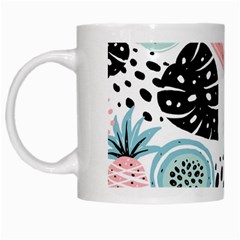 Seamless Pattern With Fruits White Mugs by Nexatart