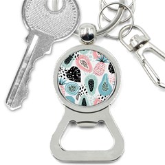 Seamless Pattern With Fruits Bottle Opener Key Chain by Nexatart