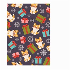 Welsh Corgi Dog With Gift Boxes Seamless Pattern Wallpaper Large Garden Flag (two Sides)