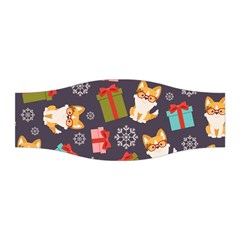 Welsh Corgi Dog With Gift Boxes Seamless Pattern Wallpaper Stretchable Headband