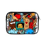 Abstract Grunge Urban Pattern With Monster Character Super Drawing Graffiti Style Apple MacBook Pro 15  Zipper Case Front