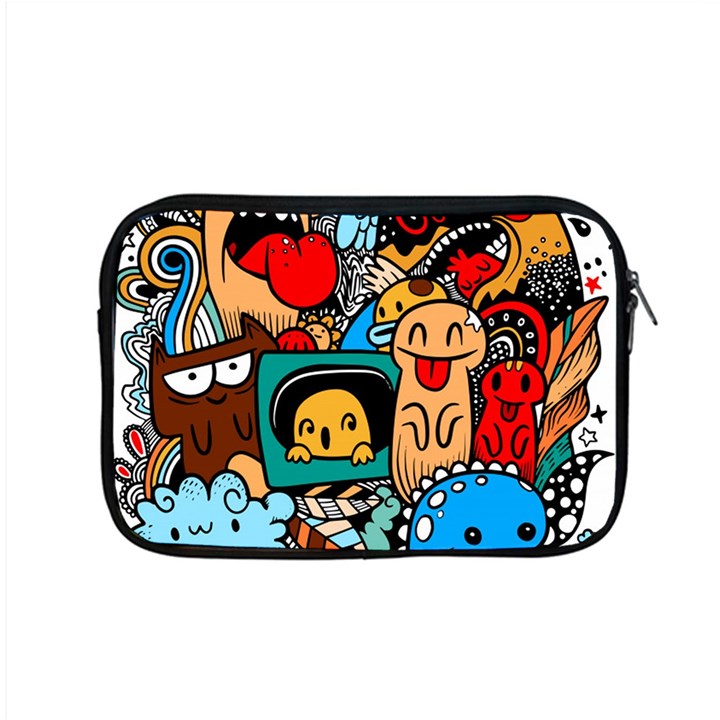 Abstract Grunge Urban Pattern With Monster Character Super Drawing Graffiti Style Apple MacBook Pro 15  Zipper Case