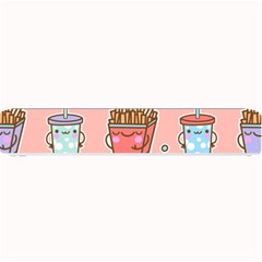 Cute Kawaii Food Seamless Pattern Small Bar Mats