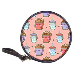 Cute Kawaii Food Seamless Pattern Classic 20-CD Wallets